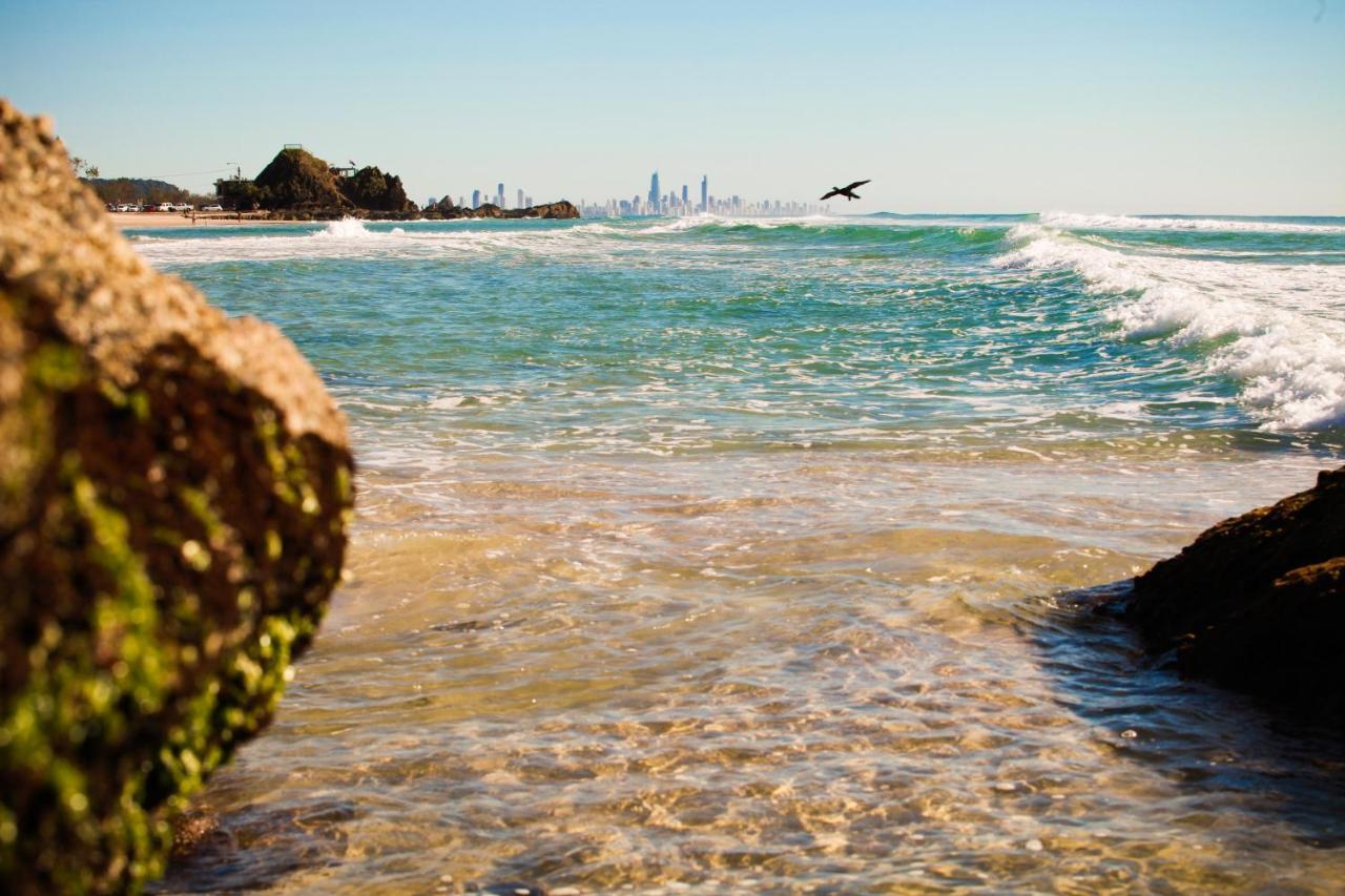 Sandcastles On Currumbin Beachfront, Guldkusten Exteriör bild